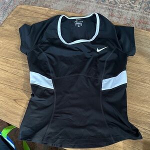 Nike athletic fitted dri fit tshirt